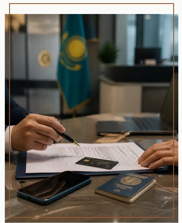Открытие счета и банковской карты в Казахстане в Тихвине