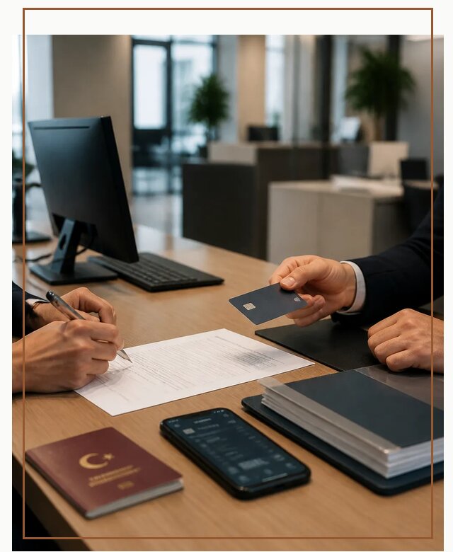 Открытие банковского счета и карты в Турции в Тихвине